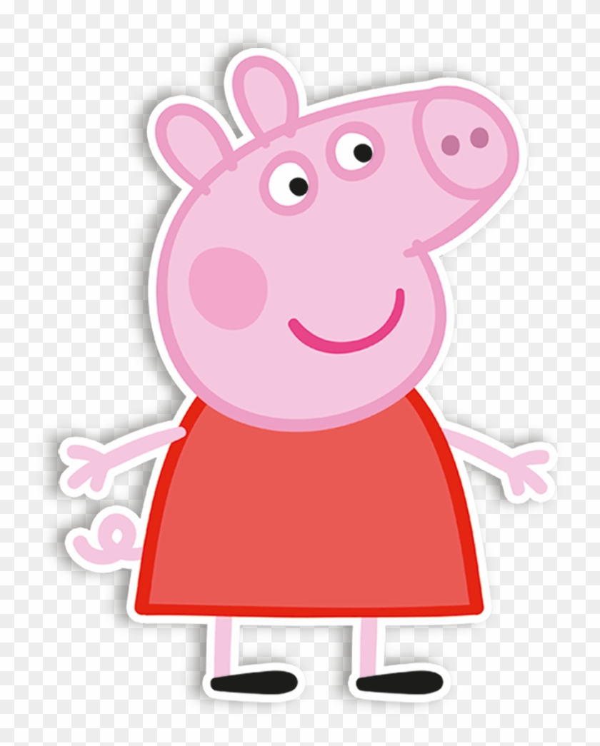 Peppa Pig , Adorno Movil De Cartón C/1 Pza - Peppa Pig Vector Png Clipart