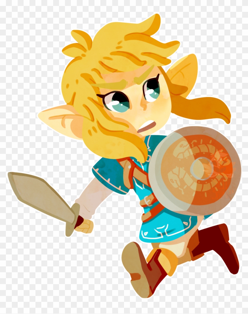 Mini Botw Link - Cartoon Clipart