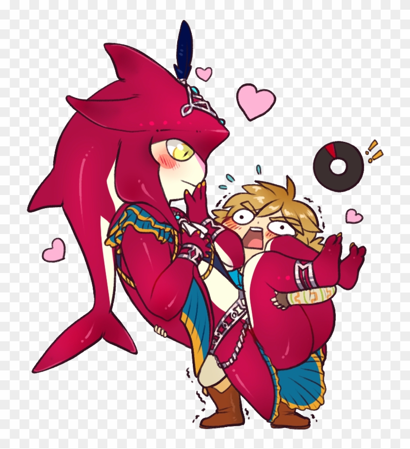 When Bae Is Too Big - Link X Prince Sidon Clipart