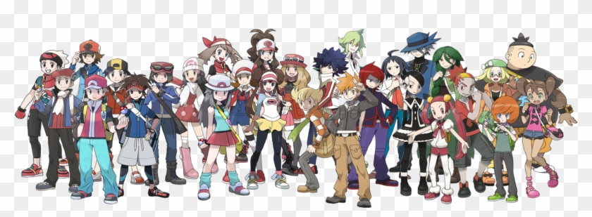 Gay Pokémon Alliance - All Of The Pokemon Trainers Clipart #5628179