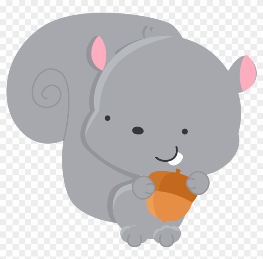 Branca De Neve Animal Esquilo - Animais Da Floresta Branca De Neve Clipart