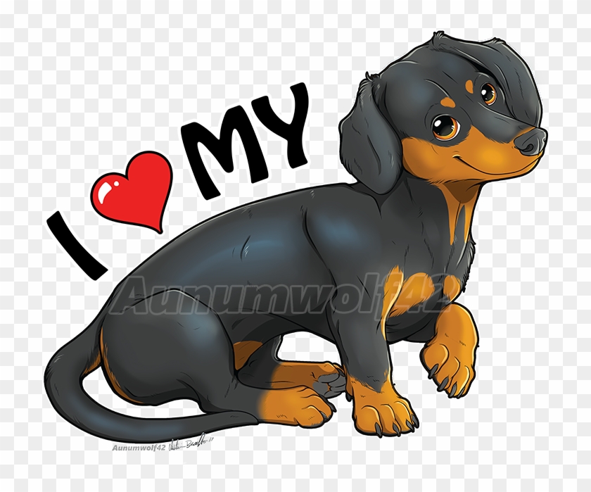 Dachshund Love - Marketing Jokes Clipart #5628216
