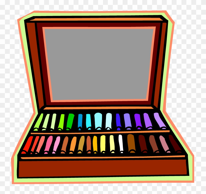 Organized Color Box - Lipstick Clipart #5628499
