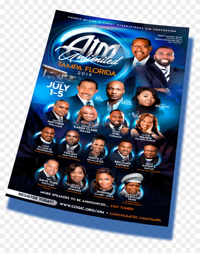 Bishop Linwood Dillard And The Aim Department Heads - Banner Clipart #5628555