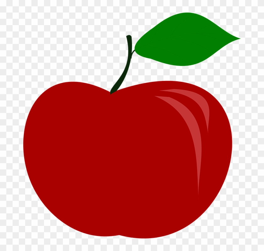 Food Clipart Fruit - Apple Vector Png Transparent Png #5628798