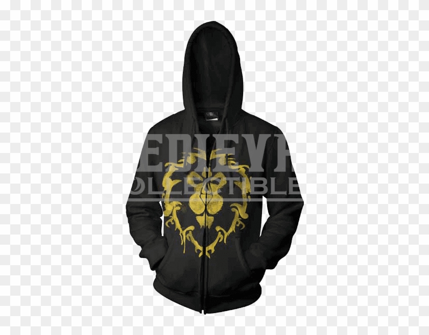 World Of Warcraft Alliance Zip Up Hoodie - Yusei Fudo Jacket Clipart