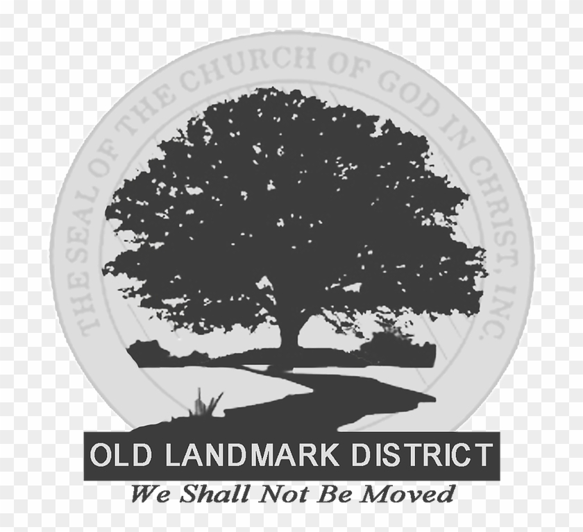 Church Of God In Christ - White Oak Tree Silhouette Clipart