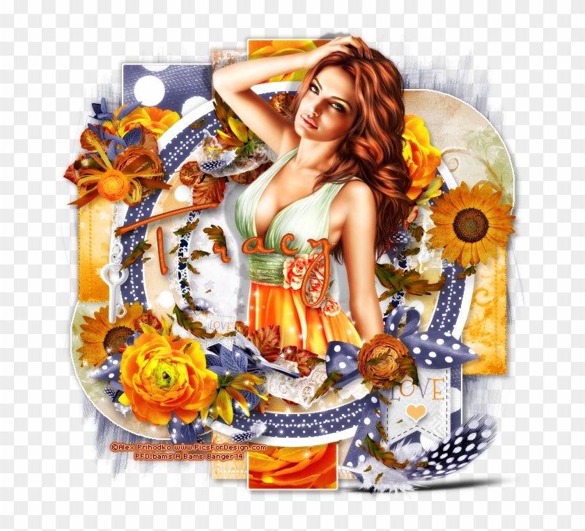 Photo Blueorangeblossom Bybamsaug2014 Tracy - Sunflower Clipart