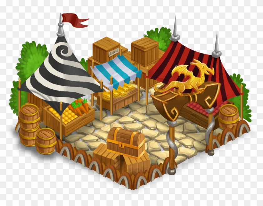 Market Png Transparent - Mercado Dragon De Dragon City Clipart