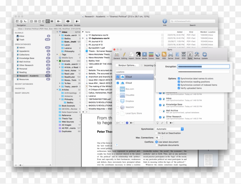 Devonthink Icloud Sync Clipart #5630040