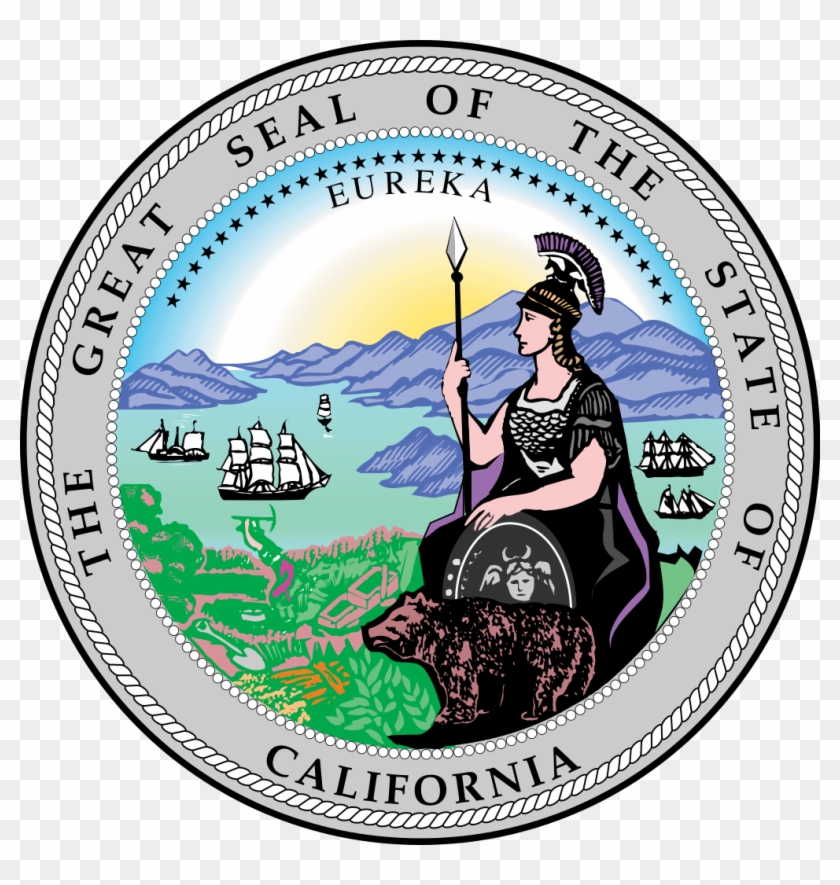 File - California-stateseal - Svg - California Official State Seal Clipart #5630594