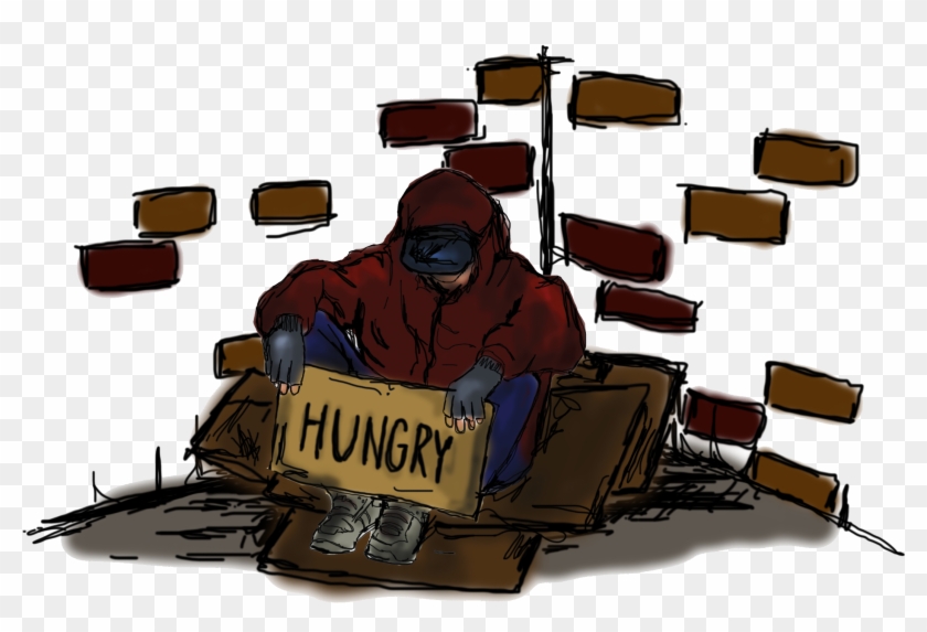 Transparent Homeless Man Three Trust Allah Plan Clipart Pikpng
