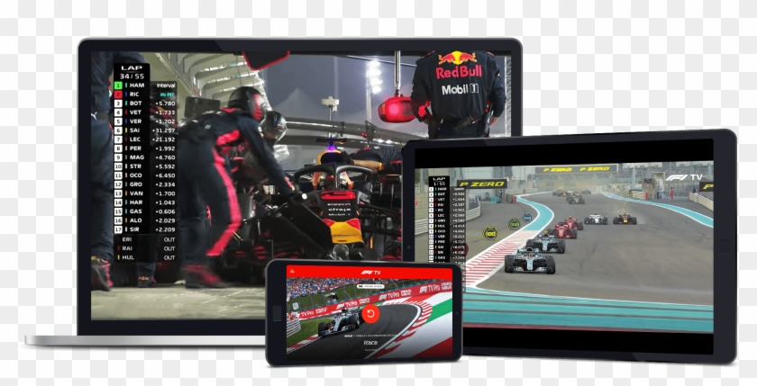 Stream F1 Live And On The Go - Tablet Computer Clipart