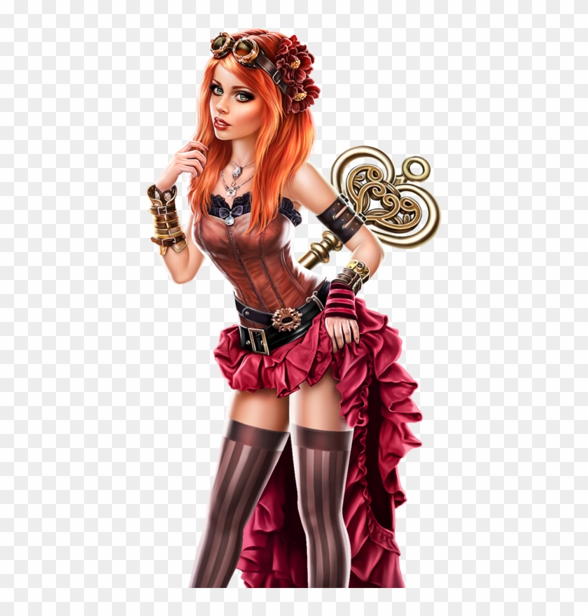 Steampunk Doll - Cosplay Clipart #5631315