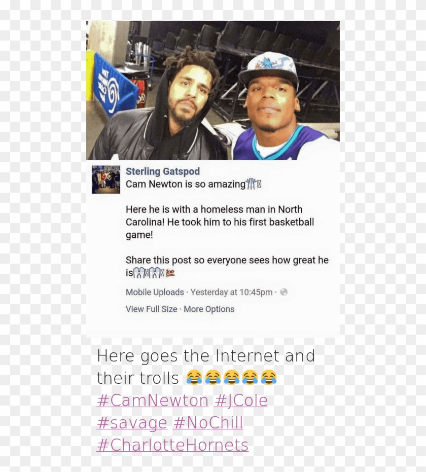 Basketball, Cam Newton, And Carolina Panthers - J Cole Homeless Memes Clipart