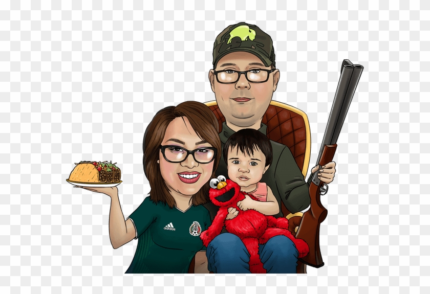 The Mexican And The Gringo - Cartoon Clipart #5631726