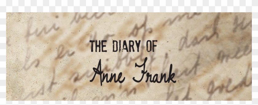 Diary Anne Frank Plain - Calligraphy Clipart #5632346