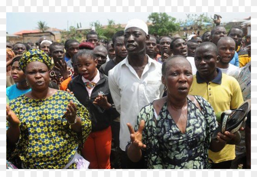 Angry Mob Almost Burn Man For Stealing Clipart #5632546