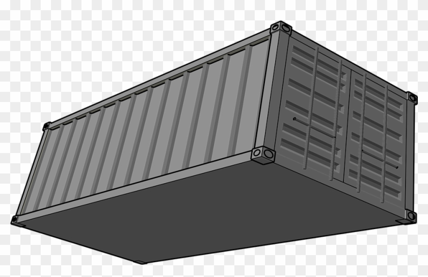 Container Shipping Trucking - Free Clipart Shipping Container - Png Download