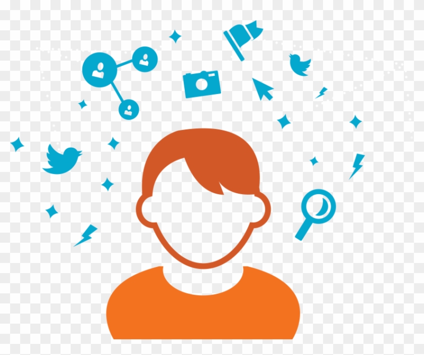 Online Marketing Clipart Marketer - Digital Marketing Illustration Png Transparent Png