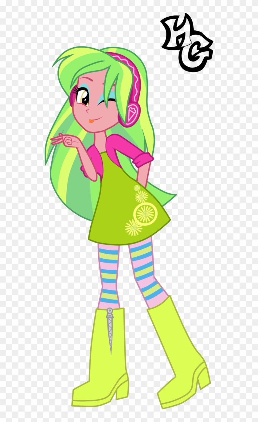 Canterlot High Lemon Zest Vector By Hellgirl66618 - Mlp Eg Lemon Zest Canterlot High Clipart