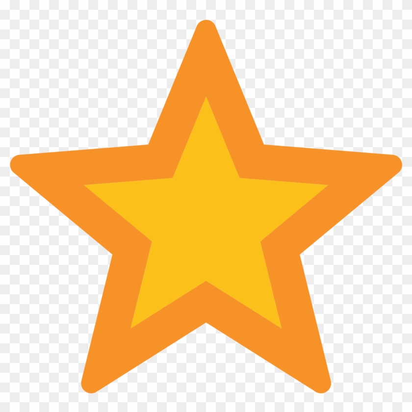 Star Emoji Meaning Star Emoji Meaning - Rating Star Icon Png Clipart