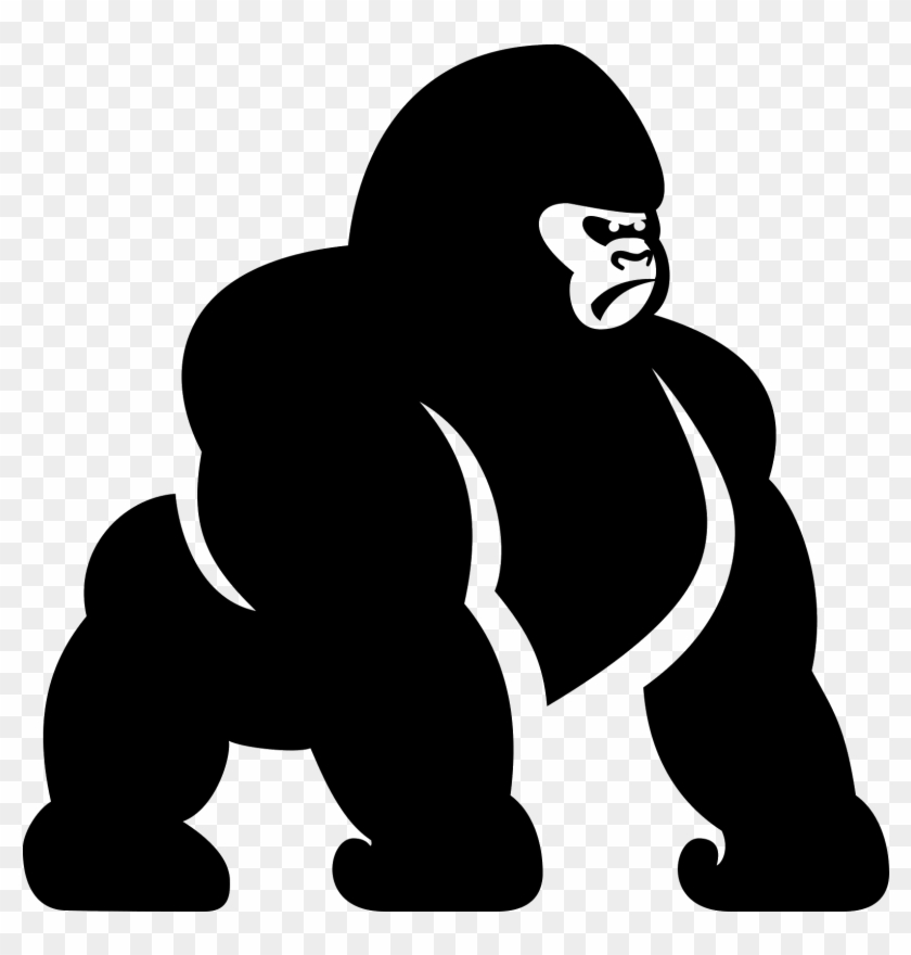 Gorilla Cartoon Png - Gorilla Icon Png Clipart #5633693