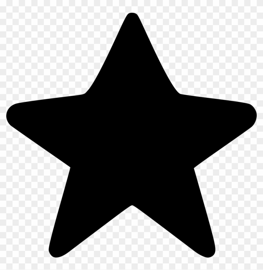 Star Favorite Rating Mark Comments - Silhueta De Estrela De Natal Clipart #5633699