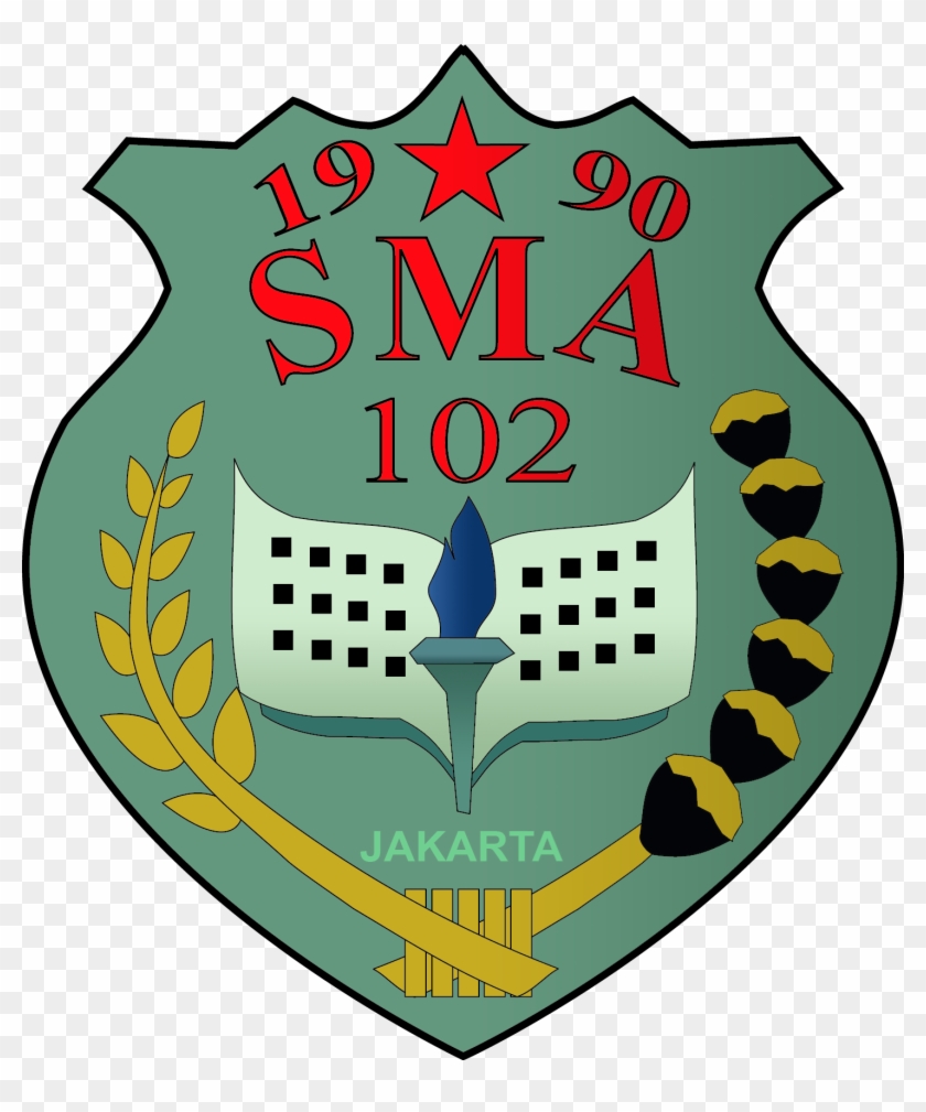 Logo Sma 102 Jaktim 5 Batang Effect - Sman 102 Jakarta Clipart #5634855