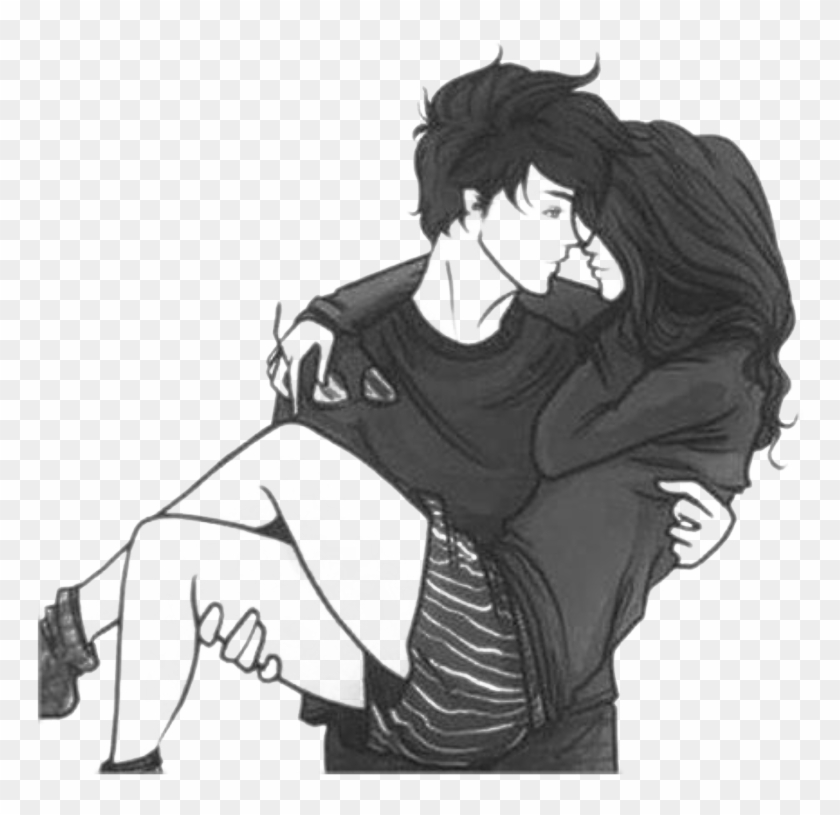 #cuple #love #together #forever #i Love You #cute - Pareja Cargando A Su Novia Dibujo Clipart