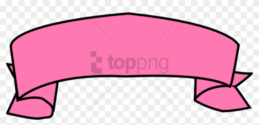 Banner Blanco Y Negro Png Image With Transparent Background - Pink Banner Transparent Background Clipart