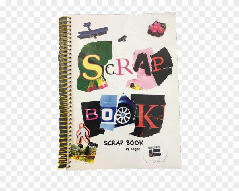 Scrap Book 64 Pages Spiral - Poster Clipart #5635454
