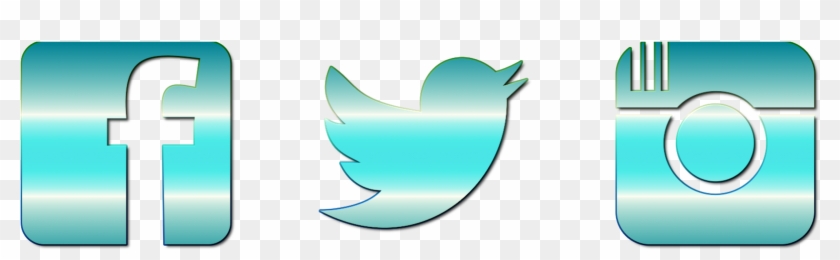 Facebook Instagram And Twitter Logo Png For Kids - Facebook Twitter Instagram Icons Clipart Transparent Png