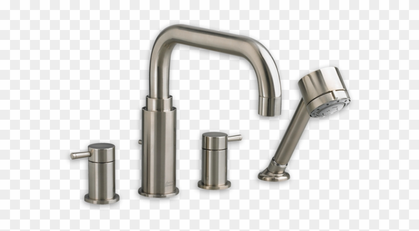 American Standard Tub Filler Serin Deckmount 4-piece - Tap Clipart