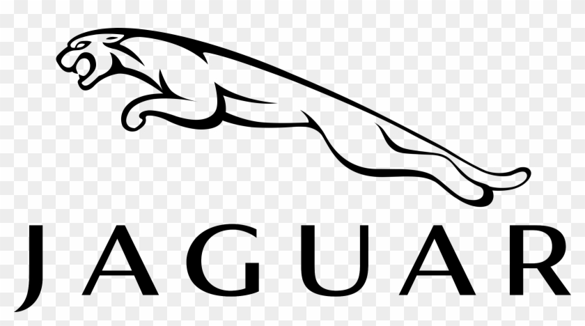 Jaguar Transparent Vector - Jaguar Car Logo Drawing Clipart #5636233