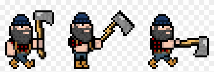 Character Attack Sheet For Animation Making - Pixel Art Character Png Clipart
