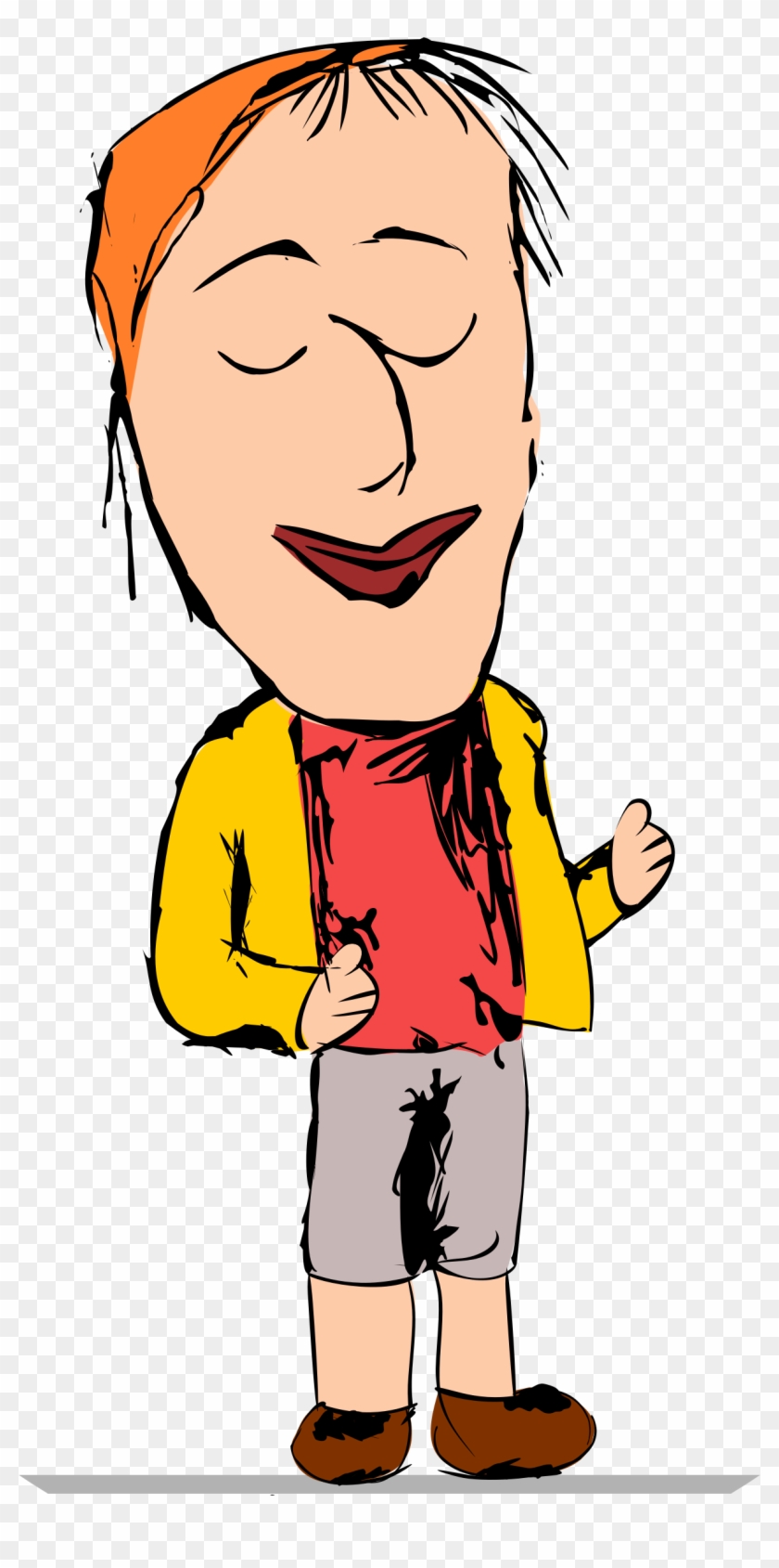 This Free Icons Png Design Of Satisfied Boy - Satisfied Clipart Transparent Png