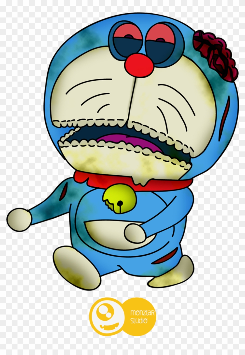 How To Stop A Zombie - Doraemon Zombie Clipart #5637571