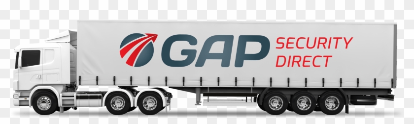 Hgv Security Side - Truck Trailer Side View Clipart