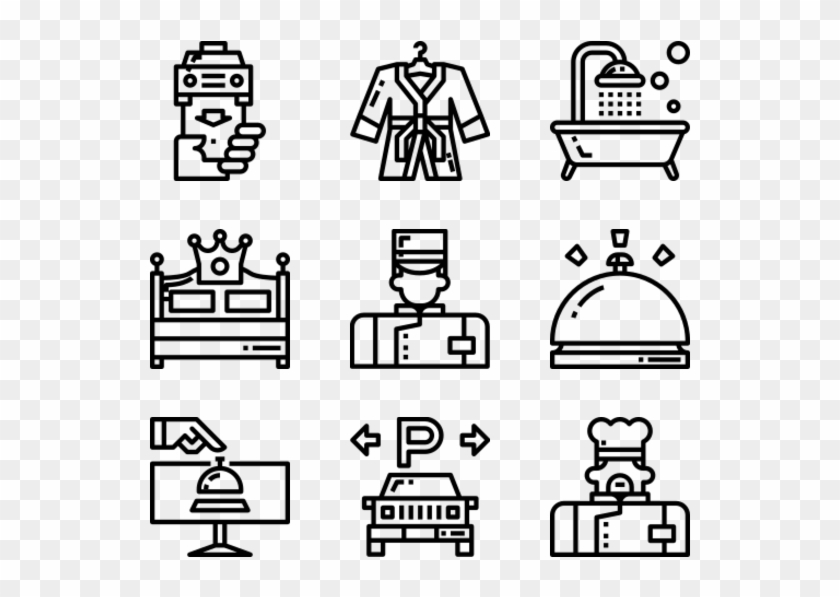 Hotel - Calendar Icon Vector Clipart