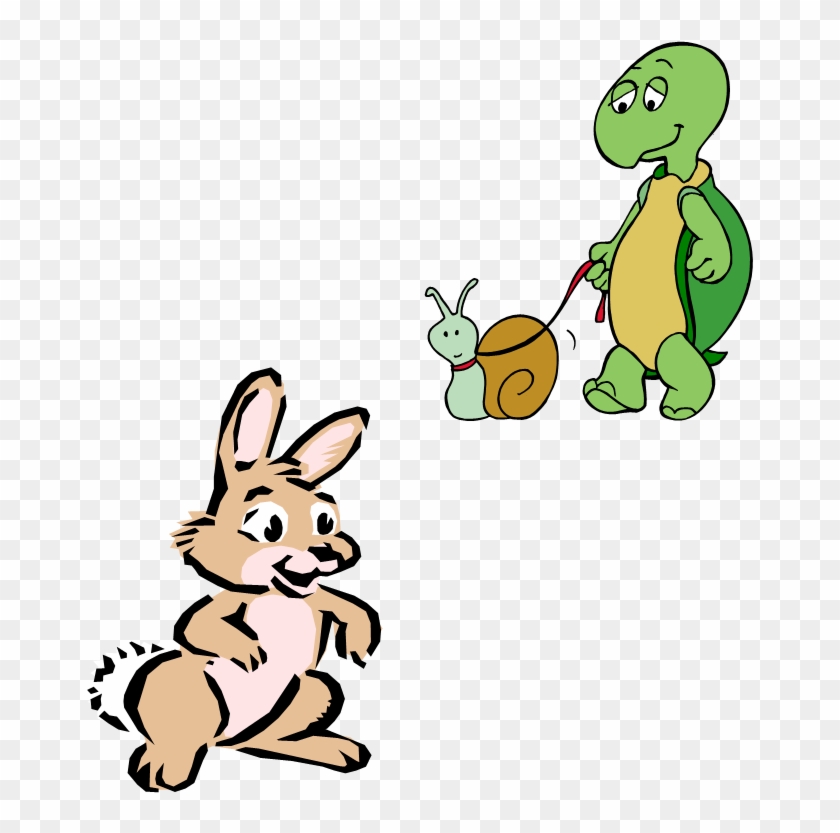 Png Transparent Download Hare And The Tortoise Clipart - Rabbit And Turtle Story Moral #5639383