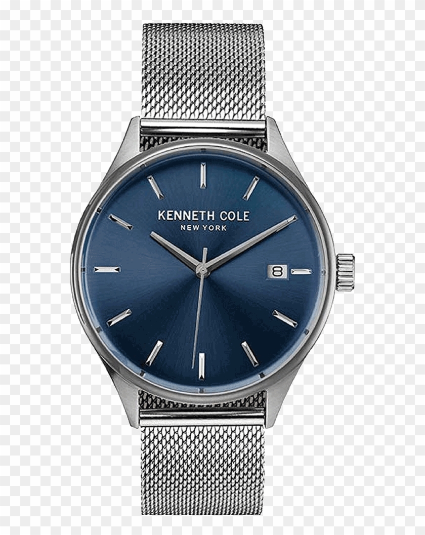 Kenneth Cole Transparent Watch - Kenneth Cole Blue Dial Watch Clipart #5639927