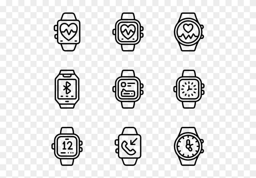 Smart Watches Clipart #5640014