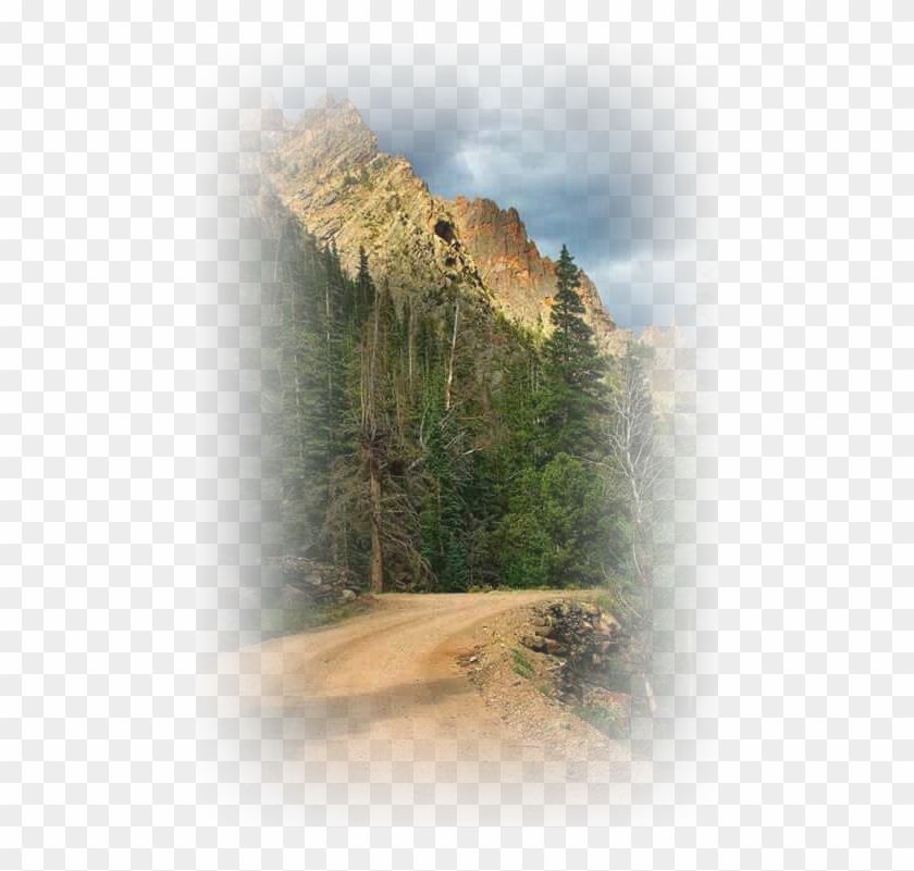 #mountain #rocks #hill #nature #foreground #background - Old Fall River Road Views Clipart #5640699