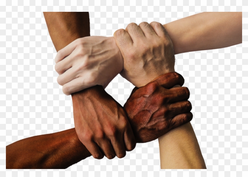 How Are We Using Our Hands And Feet - No To Racism Hands Clipart #5641055