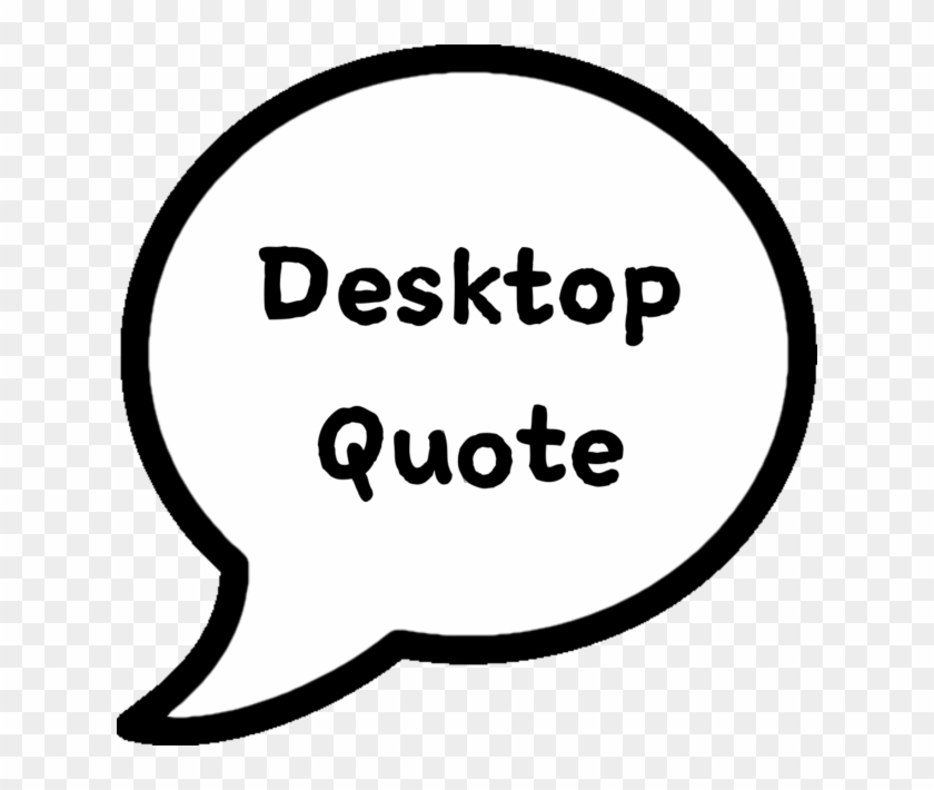 Desktop Quote On The Mac App Store - Circle Clipart #5643333