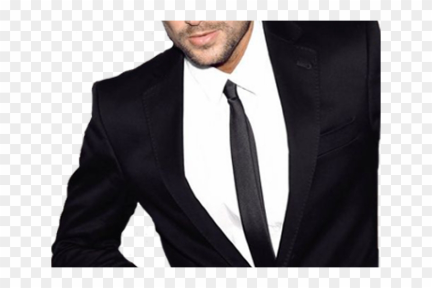Black Suit For Men Clipart #5643517