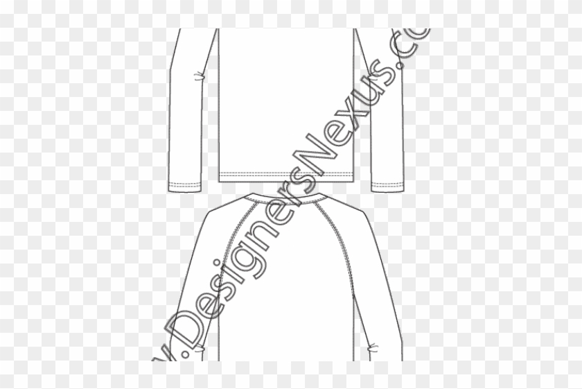 Original - T Shirt Flat Sketches Clipart
