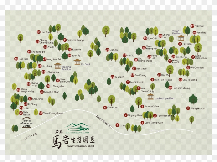 Shenmu Parkabout - Cilan Divine Tree Garden Clipart