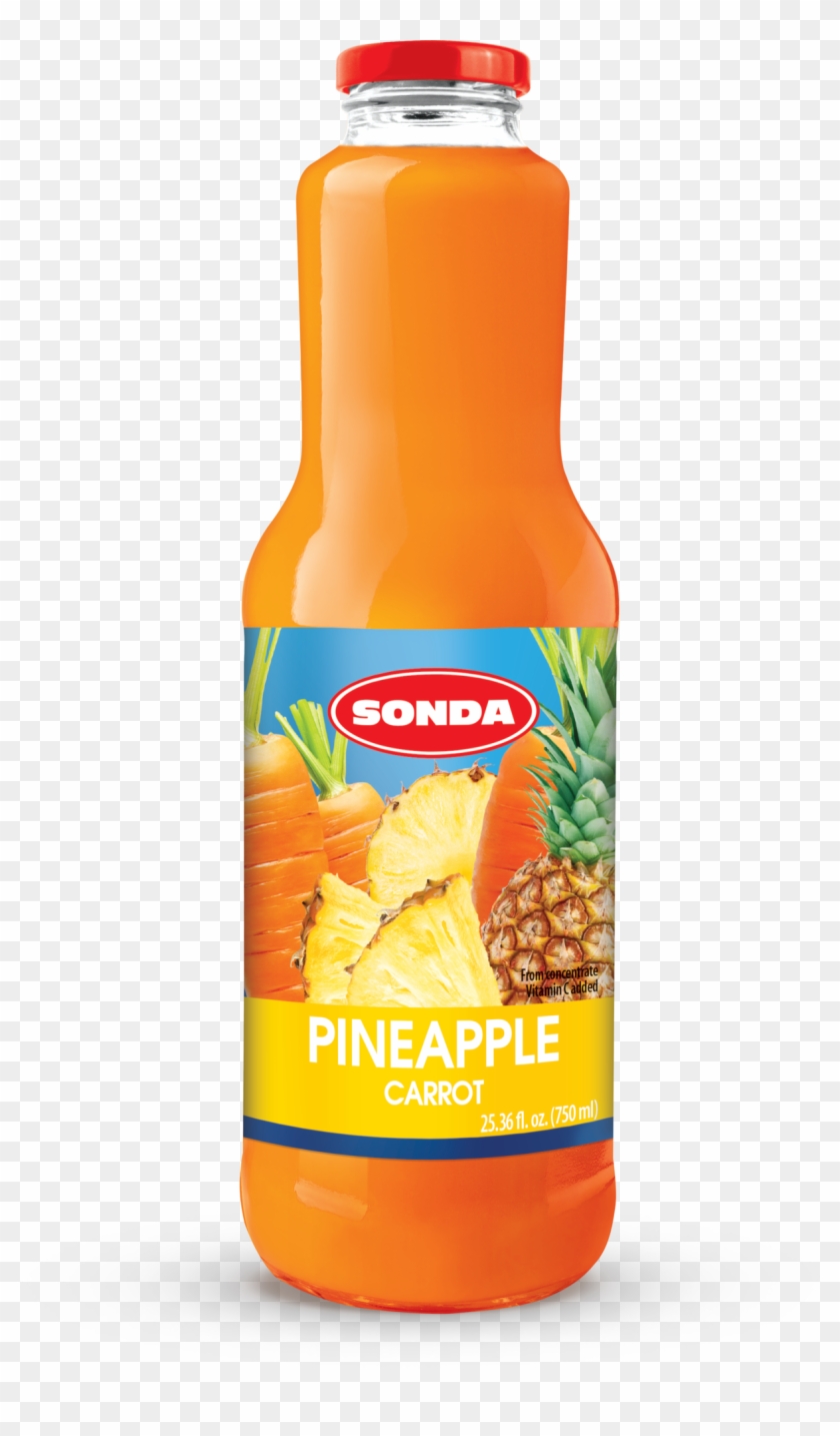 Sonda Carrot-pineapple - Plastic Bottle Clipart #5644880